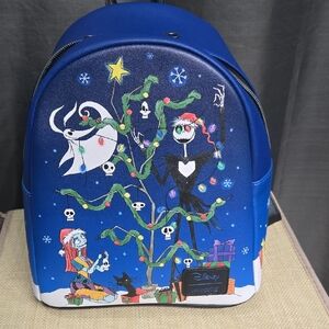 Disney Blue Nightmare Before Christmas Backpack